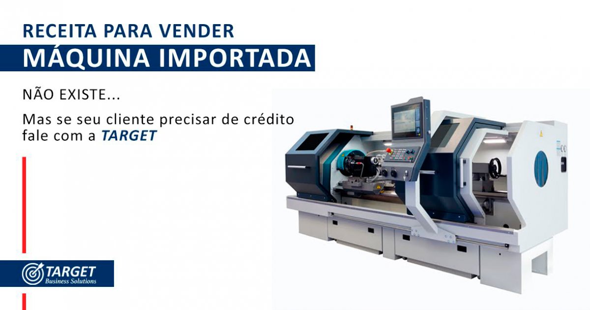 RECEITA PARA VENDER MÁQUINA IMPORTADA